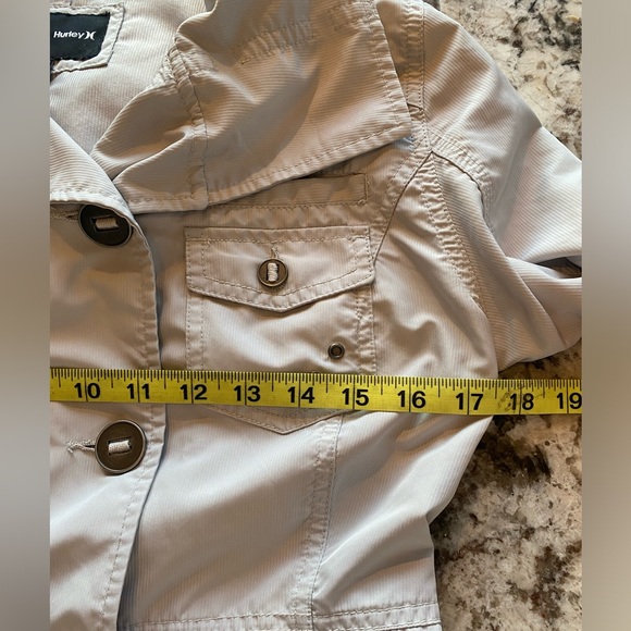 Women’s Hurley gray rain coat. XS - Picture 4 of 5